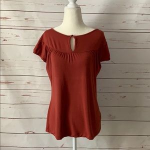 Banana Republic Sienna Reddish-Brown Top